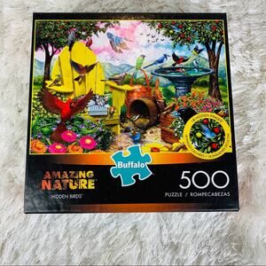 Amazing Nature Hidden Birds Buffalo 500 pc Puzzle